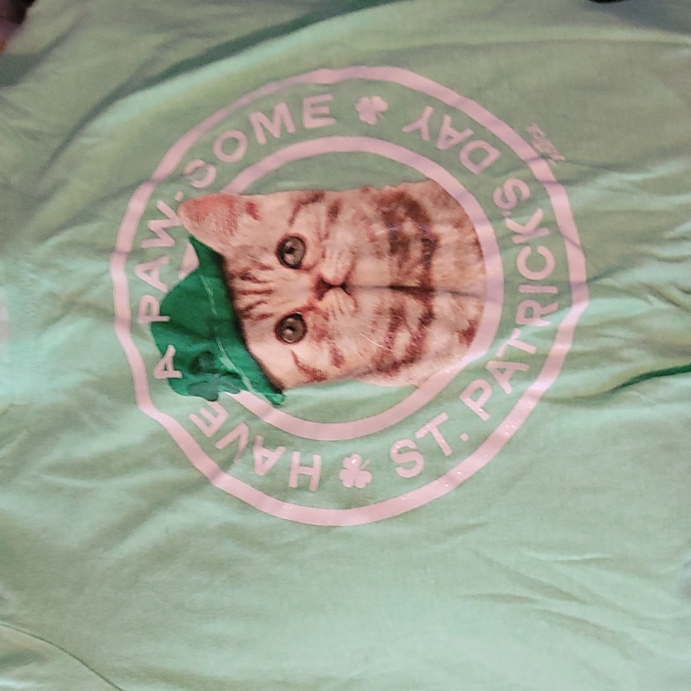 Justice for Girls,  St Patty's Cat T-shirt